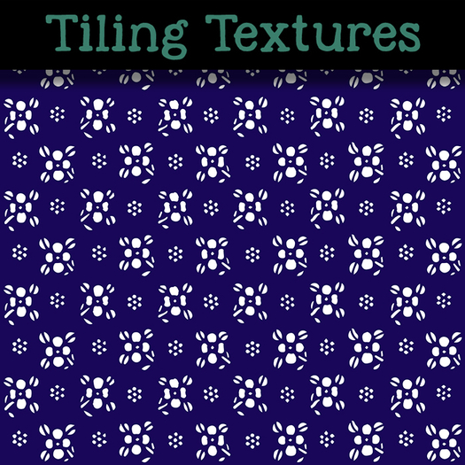 Minimal flower pattern - seamless texture