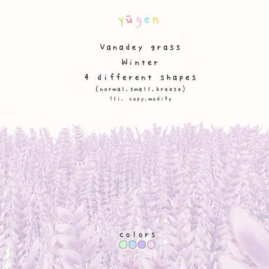 Yugen.// vanadey. winter