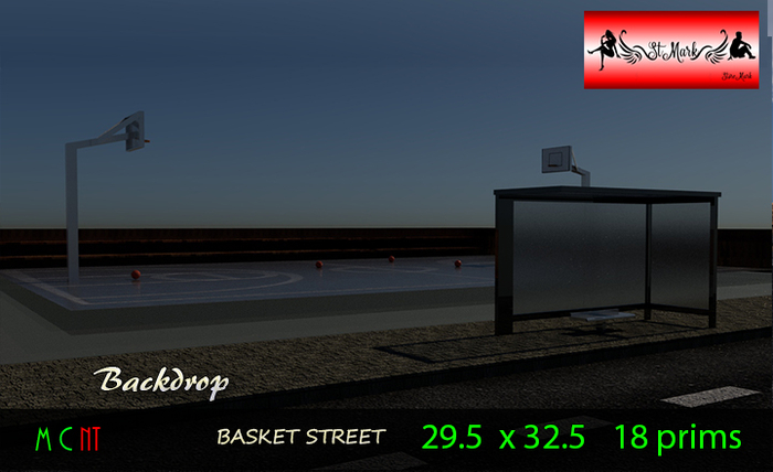 BACKDROP - BASKETBALL STREET 