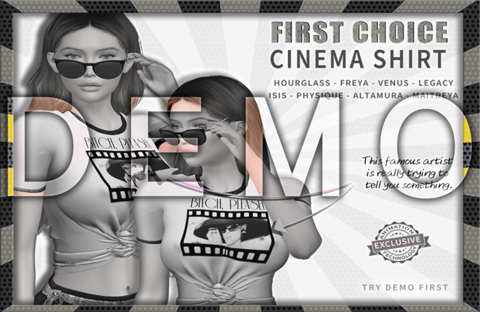 -= Cinema Shirt [DEMO] =-