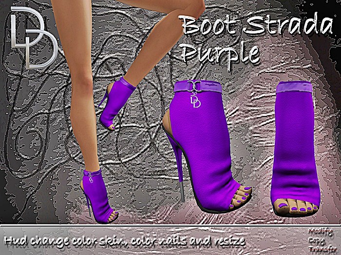 DD Boot Strada Purple Leather
