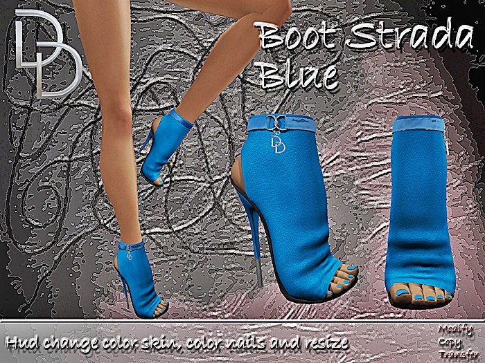 DD Boot Strada Blue Leather