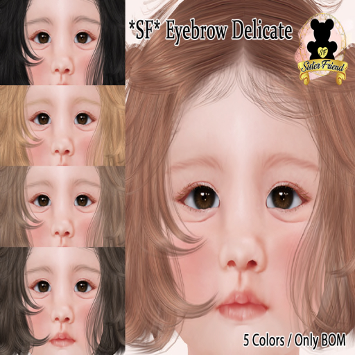 *SF* Eyebrow Delicate Fatpack Brows TD