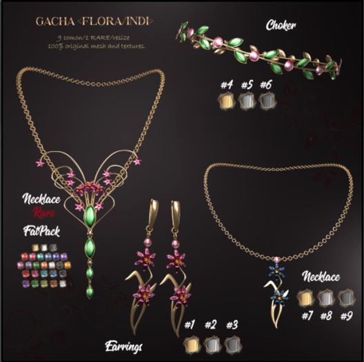 #7 RJ - Gacha <Flora/Indi>      *Romazin Jewelry *