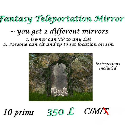 Fantasy Teleportation Mirror