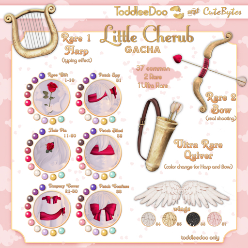 #12 - Little Cherub - Hair Pin (Violet)