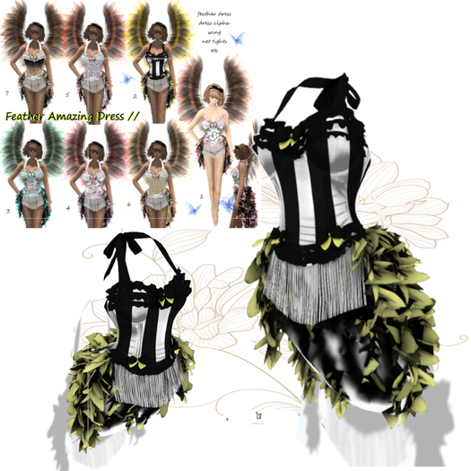 Feather Amazing Dress GACHA NO.2