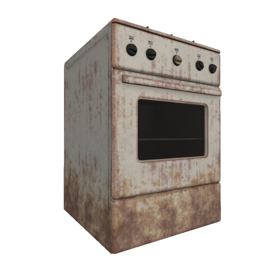 Old gas stove v3 Mesh