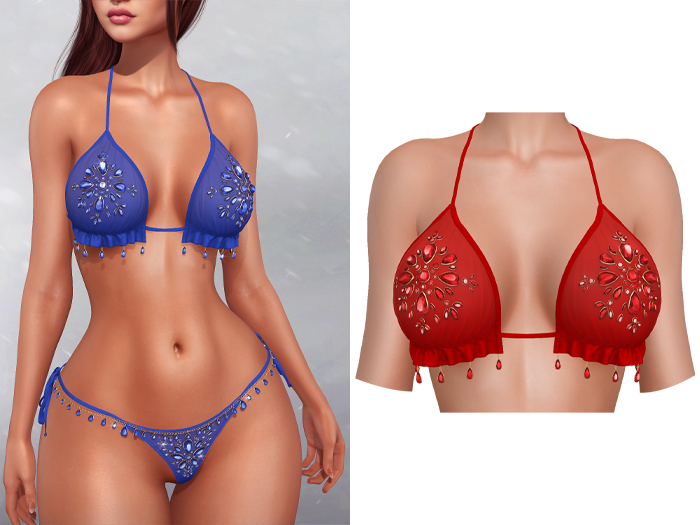 Mossu - Ethereal Bra - Red 
