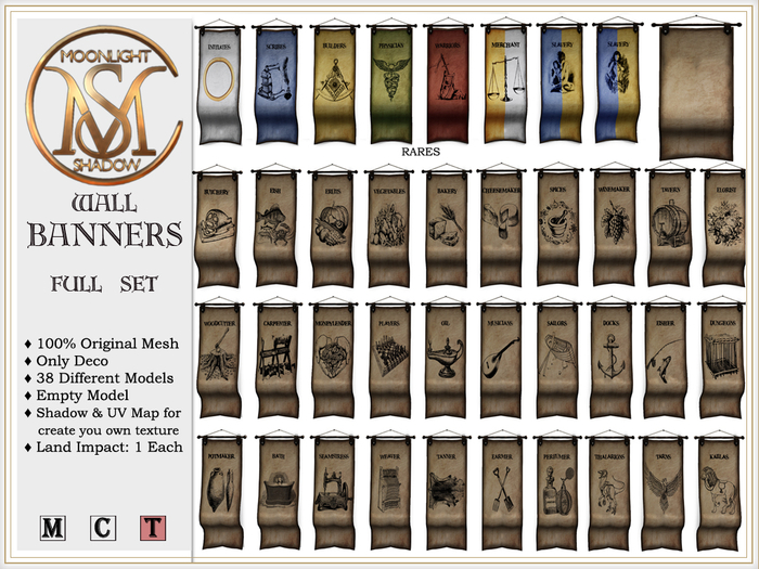 [MoonSha] Wall Banners (Boxed)