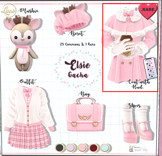 Luas Elsie Coat RARE