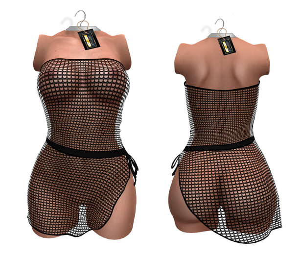 Black Transparent Dress