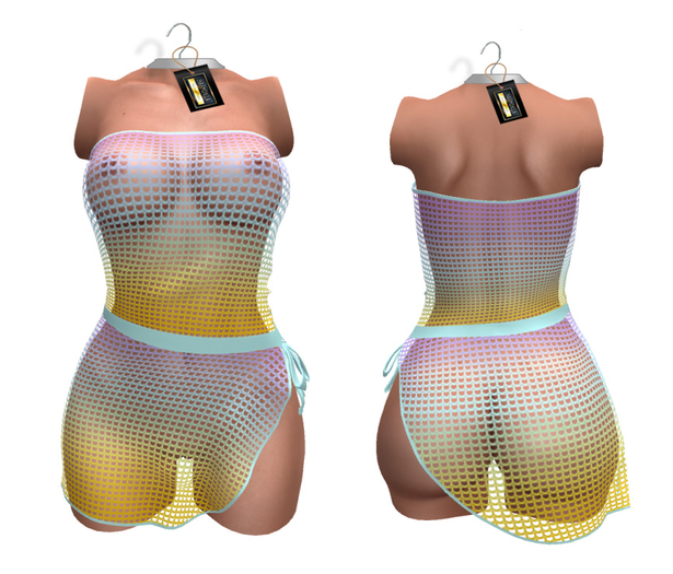 Sunny Fishnet Dress