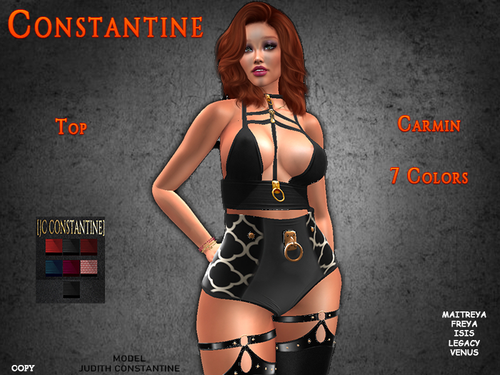 [JC CONSTANTINE] Carmin Top