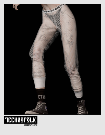 TECHNOFOLK_NEDOSTUP PANTS_WHITE.