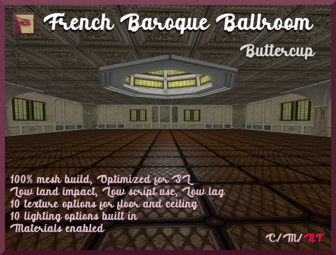 <jjw>Balcony Skybox French Ballroom - buttercup