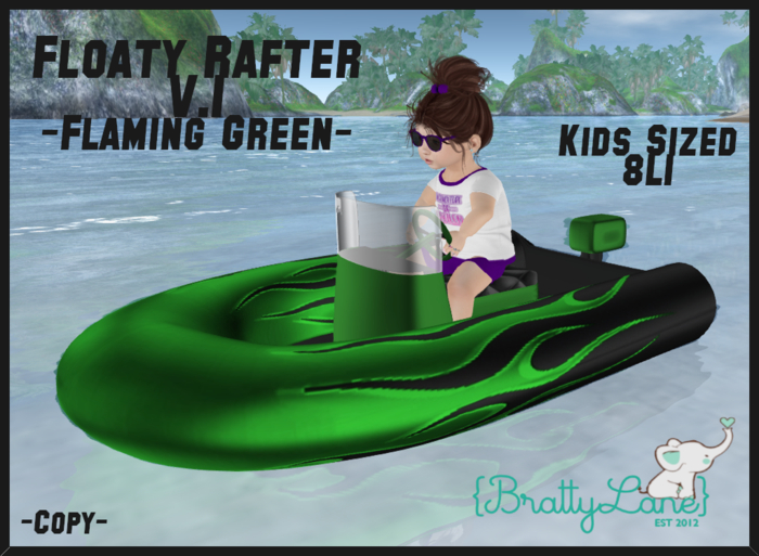 {BL}Floaty Rafter V.1-Flaming Green