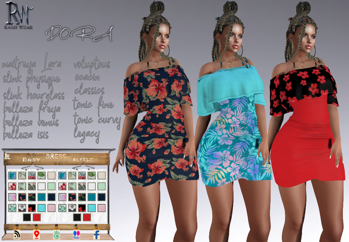 RAMS WEAR -Dress-Dora-DEMO