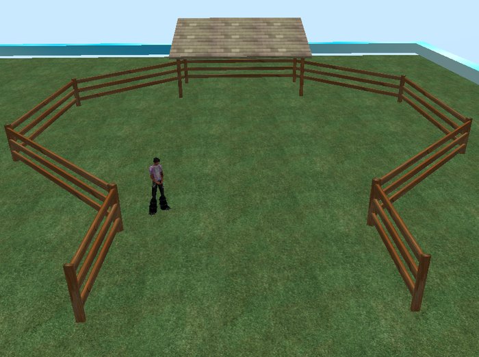 Rabitt's Sculpty Wood Modular Horse Corral Kit (Boxed)