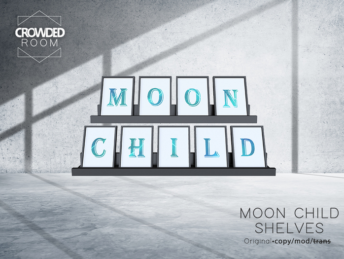 Crowded Room - Moon Child Shelves 