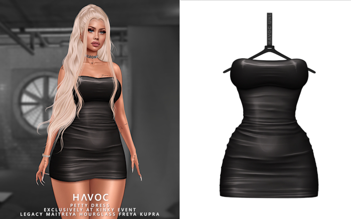 HAVOC - Petty Dress - BLACK