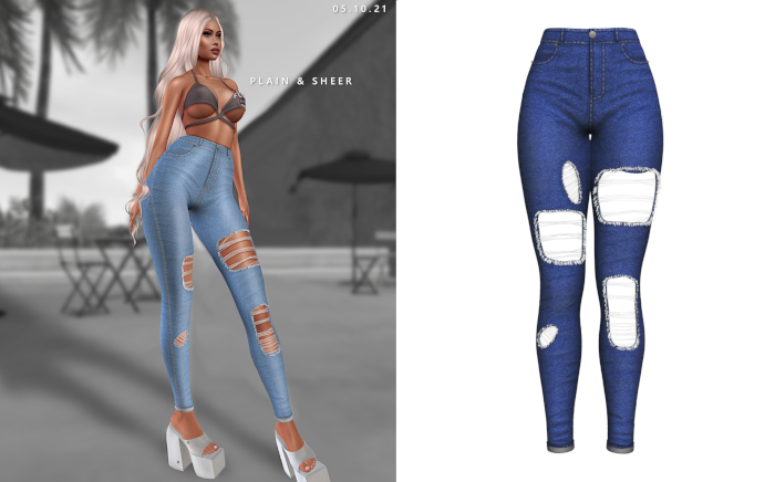 HAVOC - Hottie Ripped Jeans - DARK