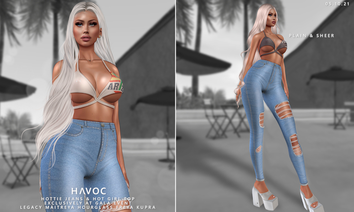 HAVOC - Hottie Ripped Jeans - FATPACK