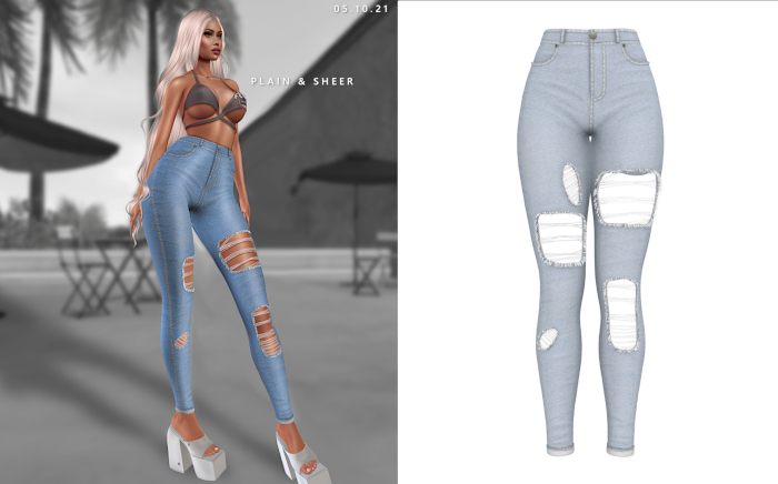 HAVOC - Hottie Ripped Jeans - LIGHT
