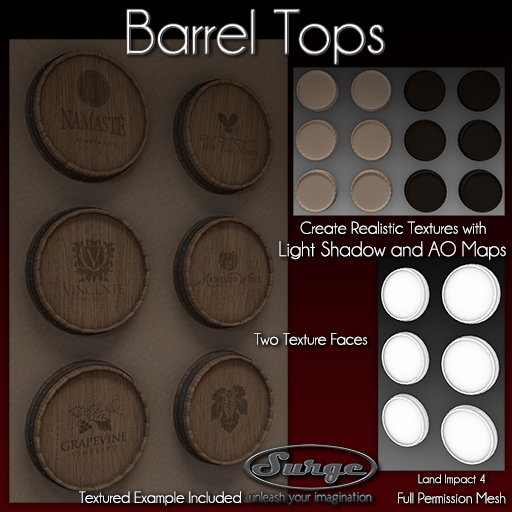 Barrel Tops - Full Perm For Builders