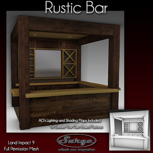 Rustic Bar - Full Perm For Builders