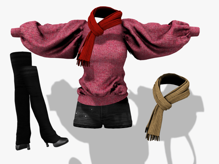 Drop-shoulder sweater Box 1