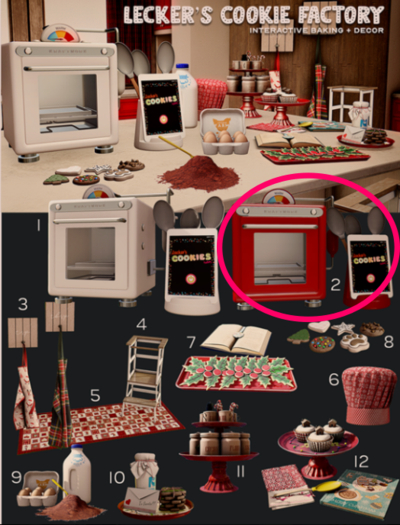 KraftWork Lecker's Cookie Factory Red RARE