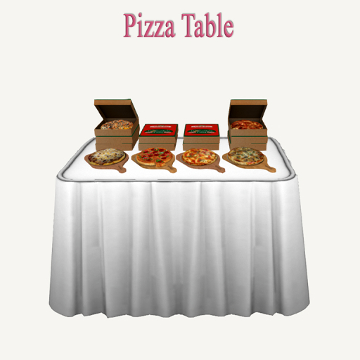 Pizza Table v1.0, Weddings, Celebrations, Partys