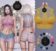 DEAD DOLL - Sibilla Top - Yellow