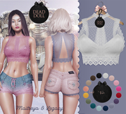 DEAD DOLL - Sibilla Top - White
