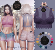 DEAD DOLL - Sibilla Top - Purple