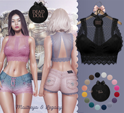 DEAD DOLL - Sibilla Top - Black