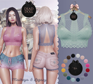 DEAD DOLL - Sibilla Top - Aqua