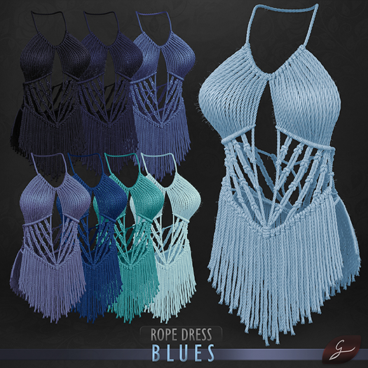 Gulabi [Rope] Dress - Blues