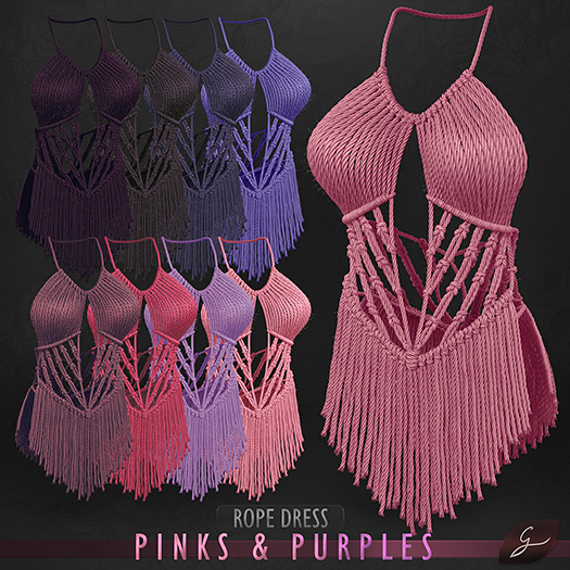 Gulabi [Rope] Dress - Pinks & Purples