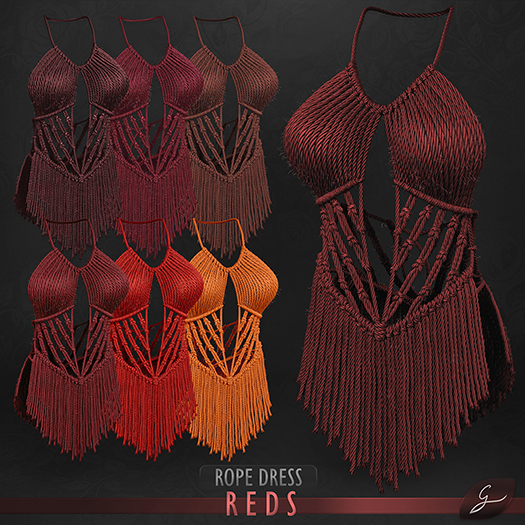 Gulabi [Rope] Dress - Reds