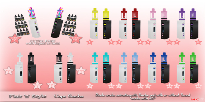 {Flair 'n' Style} Vape RARE 3 {F} (REZZ)