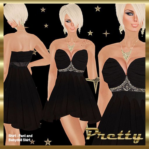 Pretty babydoll black