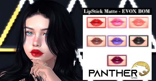 PANTHER TATTOO-Lipstick Matte EVOX