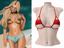 -[ vagrant ]- Caroline Top - Solid Light Red