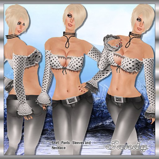 Sandy Jeans ,Top & Neckless