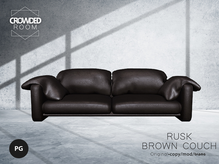 Crowded Room - Rusk Couch - Brown PG 