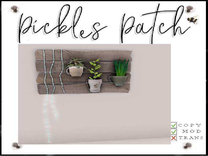 Pickle's Patch - Teacup Wall Planter Light