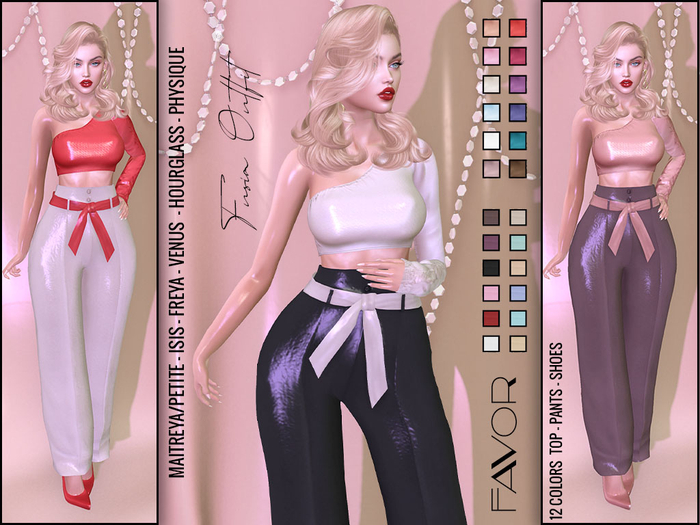 FAVOR - Fusia Outfit 