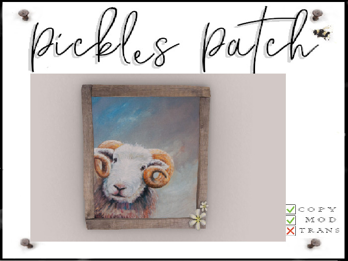 Pickle's Patch -Shabby Ram Picture